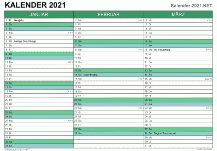 Featured image of post Monatskalender 2021 Zum Ausdrucken Kostenlos