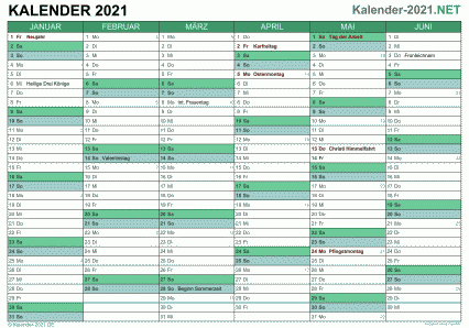 Excel Kalender 2021 Kostenlos Download gratis de kalender 2021. excel kalender 2021 kostenlos